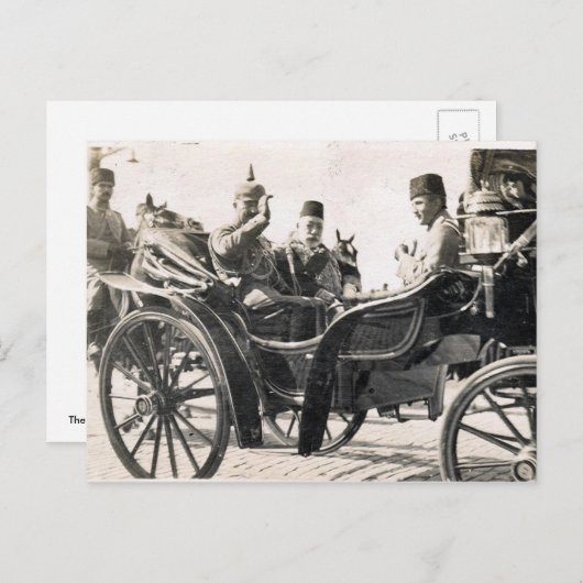 Kaiser en Sultan Briefkaart (Voorkant / Achterkant)