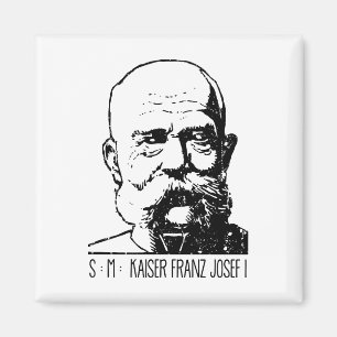 Kaiser Franz Joseph Österreich Monarchie Vintage Magneet