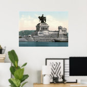 Kaiser Wilhelm I Statue Poster (Thuiskantoor)