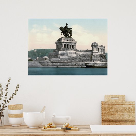 Kaiser Wilhelm I Statue Poster (Keuken)
