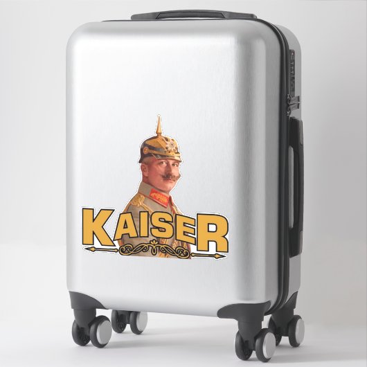 Kaiser Wilhelm II, keizer van Duitsland Sticker (Koffer)