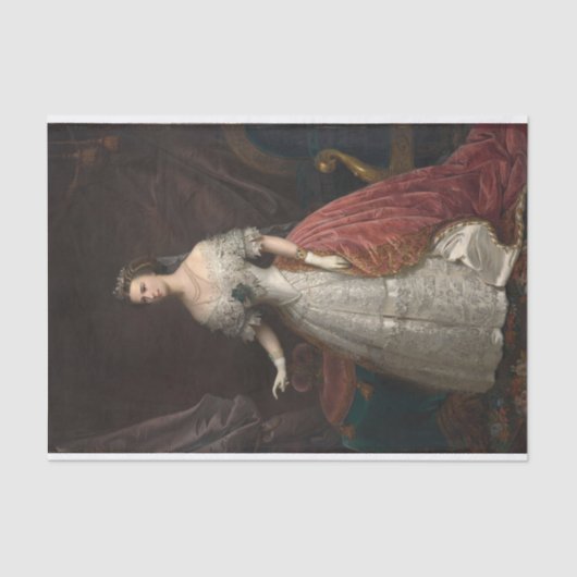 Kaiserin Elisabeth van Franz Russ de Jongere Tissuepapier (Voorkant)