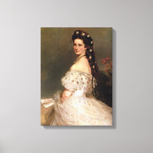 Kaiserin Elisabeth von Österreich – Sisi Canvas Afdruk (Voorkant)