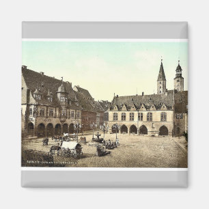 Kaiserworth en stadhuis, Goslar, Hartz, Duitsland Magneet