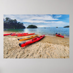 Kaiteriteri, Nelson Beach, Nieuw-Zeeland Poster