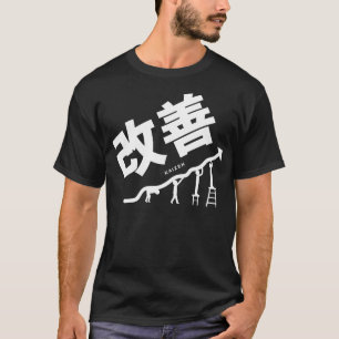 Kaizen Continue verbetering Japans Word T-shirt