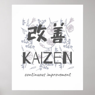 Kaizen - Continue verbetering Poster