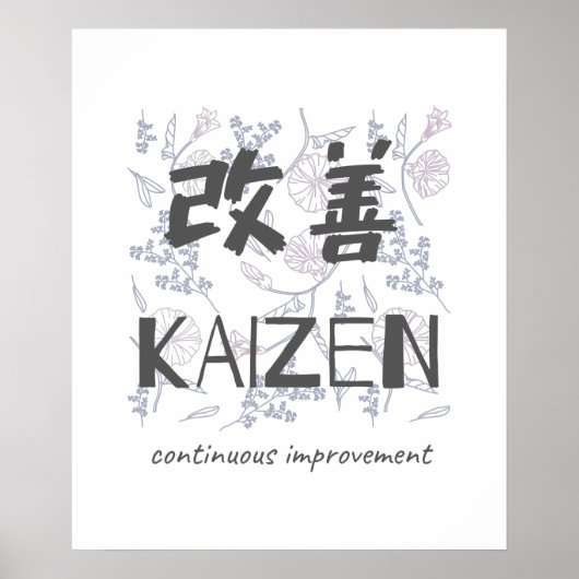 Kaizen - Continue verbetering Poster (Voorkant)