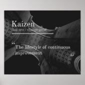 Kaizen (Continuous Improvement) Poster (Devant)