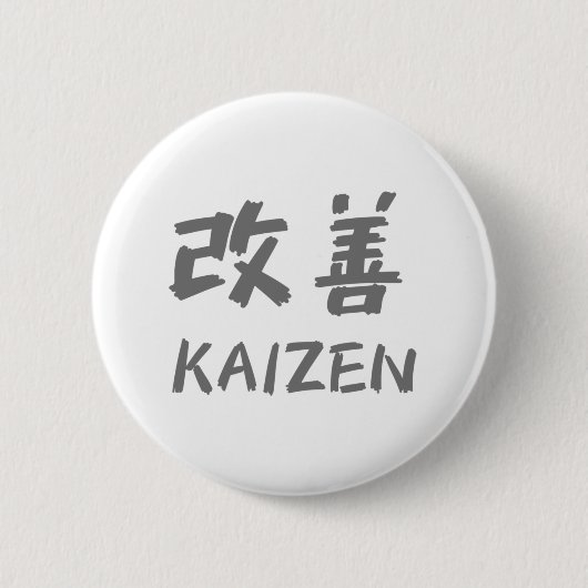 Kaizen Ronde Button 5,7 Cm (Voorkant)