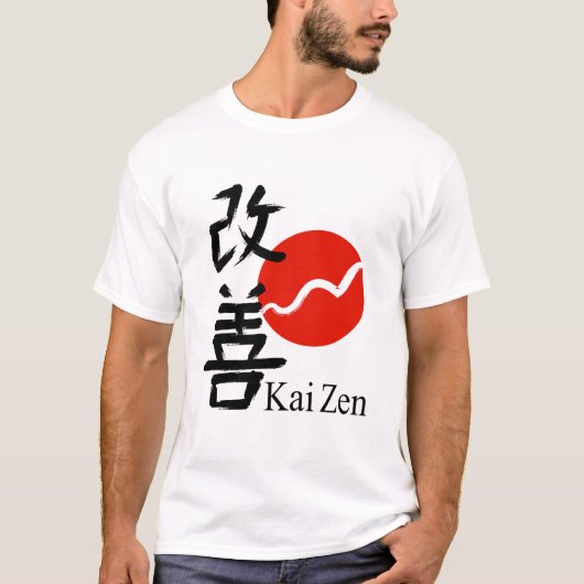 Kaizen – Small Steps, Big Change T-shirt (Voorkant)