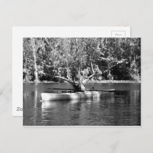 kajak briefkaart (Voorkant / Achterkant)