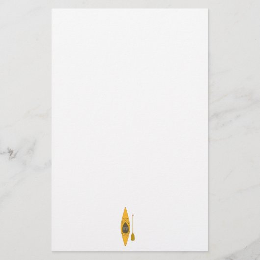 kajak briefpapier (Voorkant)