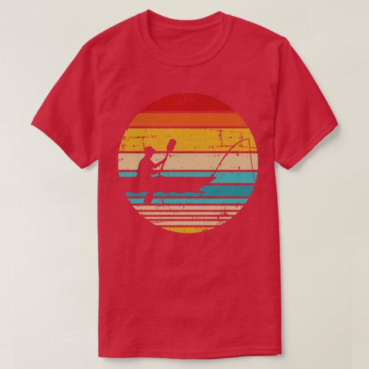 Kajak Gevist retro T-shirt (Design voorkant)