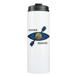 Kajak Idaho Vlag Thermosbeker