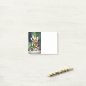 Kajak Kerstboom Aurora Borealis Post-it® Notes (Op bureau)