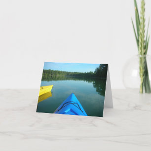 Kajak Notecard Kaart