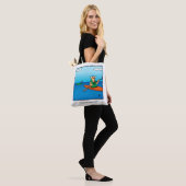Kajakken Humor Canvas tas Gift "Spectickles" (Op model)