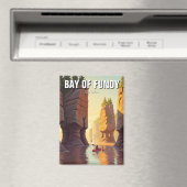 Kajakken in de baai van Fundy Nova Scotia Canada Magneet (Insitu (Vaatwasser))