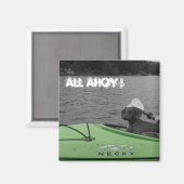 Kajakken Wiener Hond Magneet (Voorkant / Achterkant)