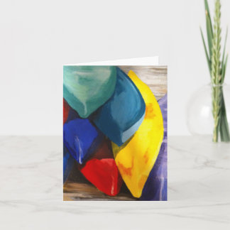 Kajaks Notecard Kaart