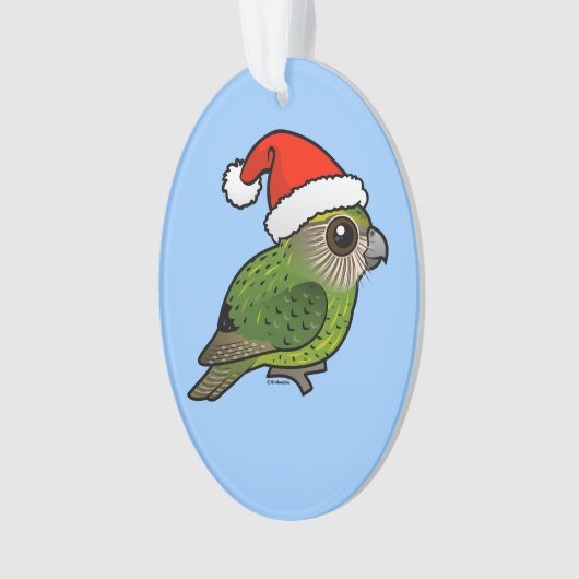 Kakapo Claus Ornament (voorkant)