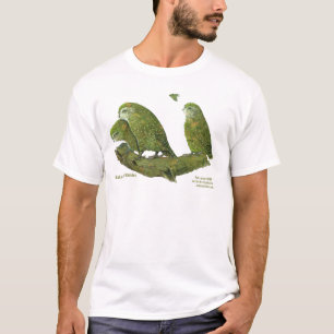 kakapo en kuikens t-shirt