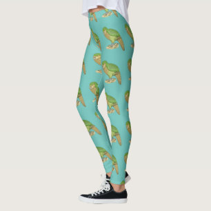 Kakapo illustratie leggings