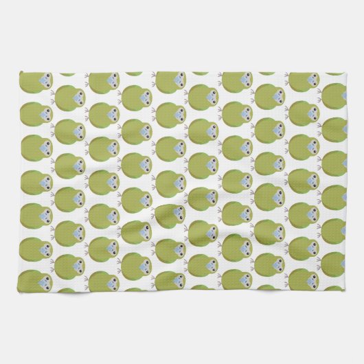 Kakapo parrot keukenhanddoek (Horizontaal)