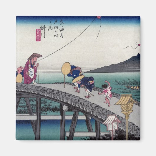 Kakegawa, Ando Hiroshige Magneet (Voorkant)