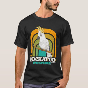 Kaketoe fluisteraar kaketoes fluisteraar papegaai t-shirt