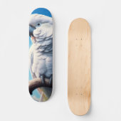 Kaketoe kunst skateboard (Voorkant)