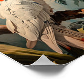 Kaketoe Portrait  Poster (Hoek)