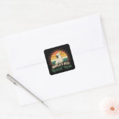 Kaketoereshulp Vogelmoeder Vierkante Sticker (Envelop)