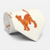 Kakiemon Dragon Tiger 1775 Stropdas (Opgerold)