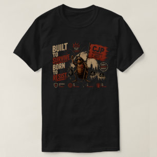 Kakkerlak Janta Partij - Gebouwd om te Overleven G T-shirt
