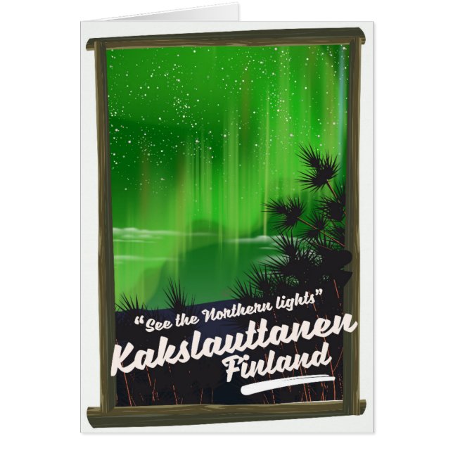 Kakslauttanen Finland reisposter (Voorkant)