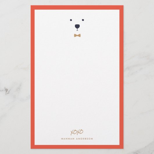Kaktovik Polar Beer Stationery Briefpapier (Voorkant)
