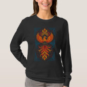 KALA Phoenix – Tribal Mythical Fire Bird Design T-shirt (Voorkant)