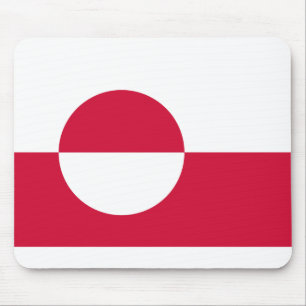 Kalaallit Nunaat - Grønland - Groenlandse vlag Muismat