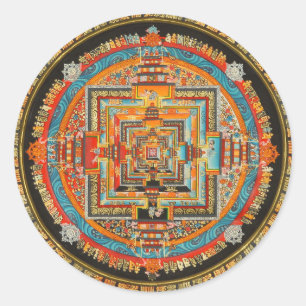 KALACHAKRA ESOTERIC MANDALA III RONDE STICKER