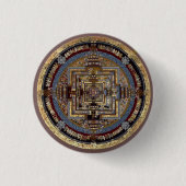Kalachakra Mandala A Button (Voorkant)