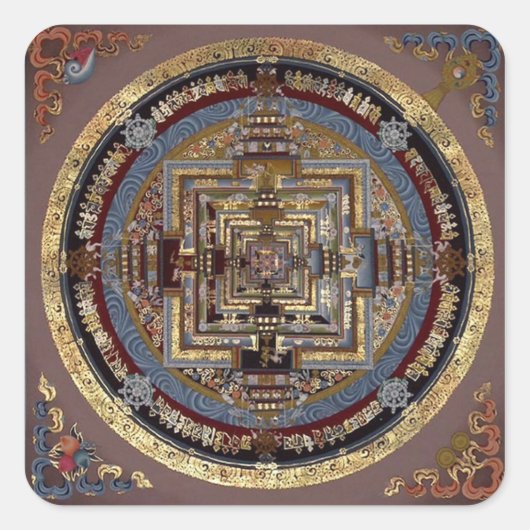 Kalachakra Mandala A Stickers (Devant)