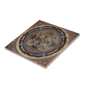 Kalachakra Mandala A Tile Tegeltje (Zijkant)