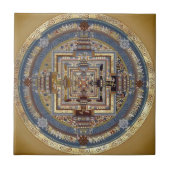 Kalachakra Mandala A Tile Tegeltje (Voorkant)