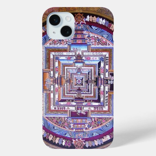 Kalachakra mandala Case-Mate iPhone case (Achterkant)