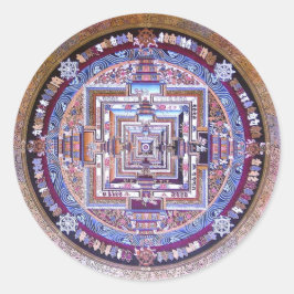 Kalachakra Mandala Ronde Sticker