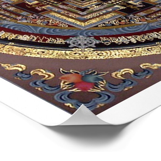 Kalachakra Mandala Un Poster (Coin)