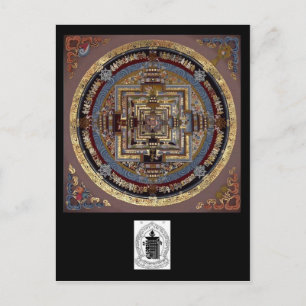 Kalachakra Mandala Une Carte Postale