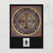 Kalachakra Mandala Une Carte Postale (Devant)